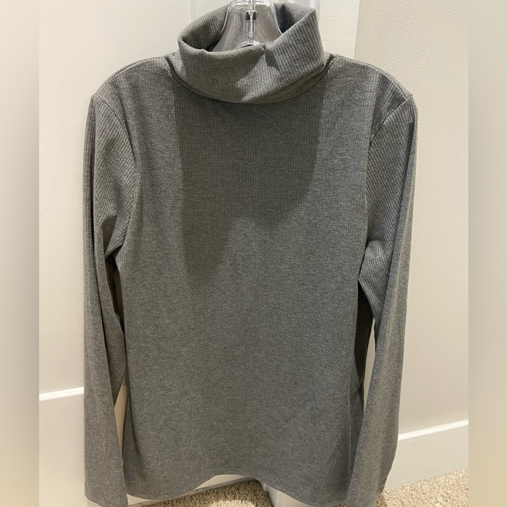 Halogen Soft Ribbed Turtleneck